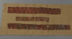 Three Pre-Columbian Textile Fragments